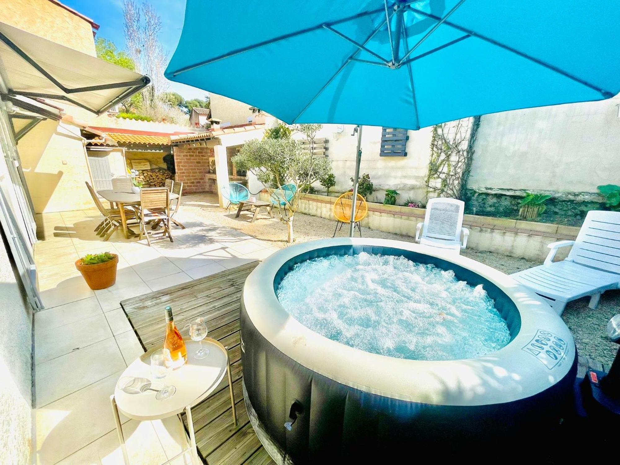 Villa Confort Jacuzzi Barbecue Clim Parking Marsella Exterior foto
